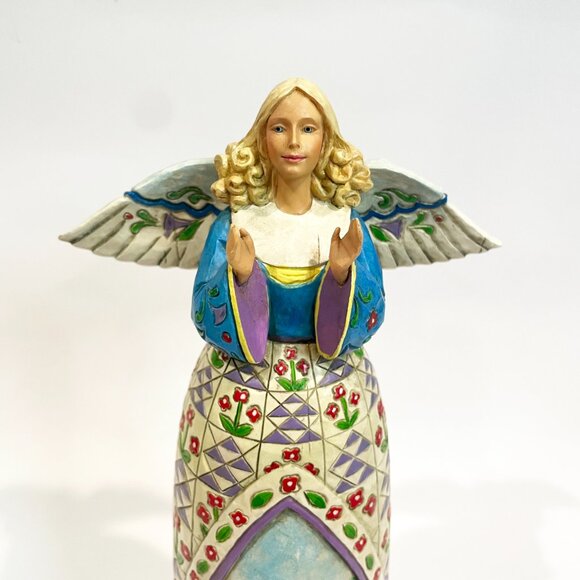 Jim Shore Heartwood Creek Resurrection Angel Figurine, 4004748, Luke 24: 5-6 - Picture 2 of 7